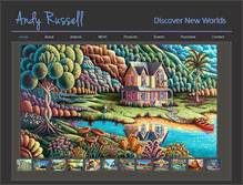 Tablet Screenshot of andyrussell.com